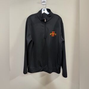 Antigua Iowa State Cyclones Black Quarter Zip Pullover. Size L